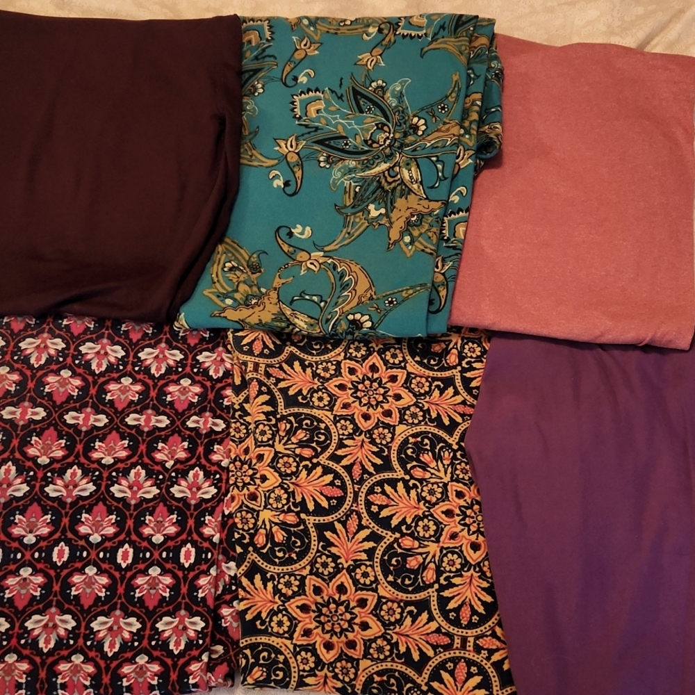LulaRoe TC Leggings Bundle (6 Total)